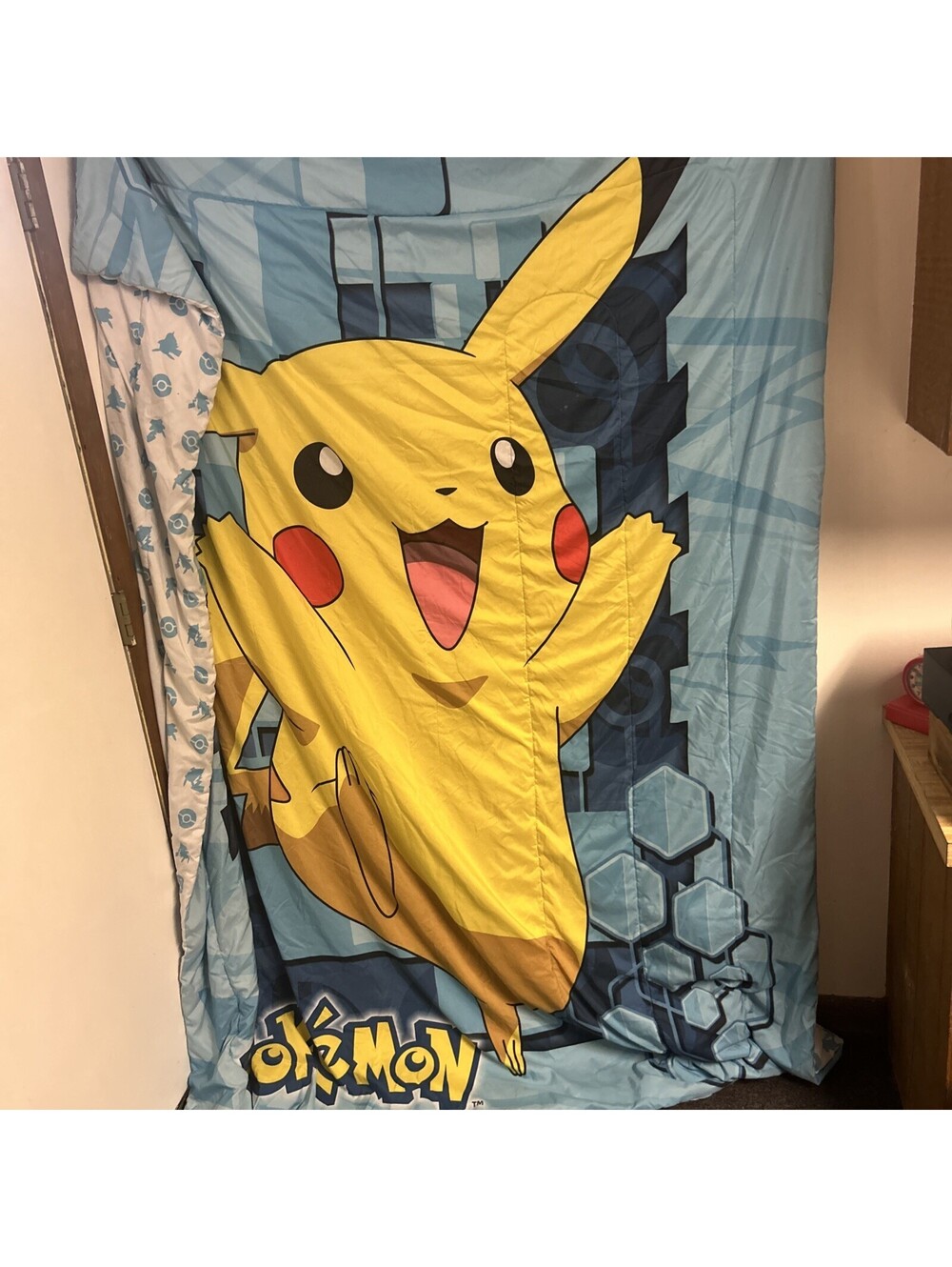 Pokémon, "Big Pika" Twin/Full Comforter 72" x 86", Multi